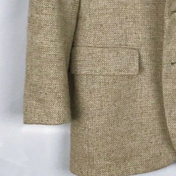 Nordstrom's Light Brown Tan Tweed Blazer Sports - Picture 6 of 10
